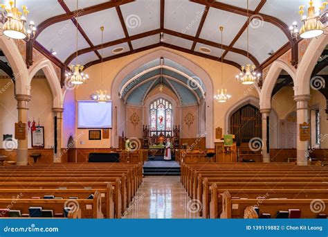 Interior View of the St. James Anglican Church Editorial Photography ...