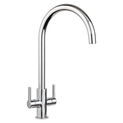 Franke Lina Polished Chrome Swan Neck Mixer Tap | Howdens