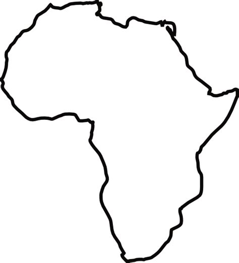 Africa Blank Map - ClipArt Best