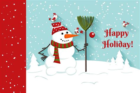 Printable Happy Holidays Card