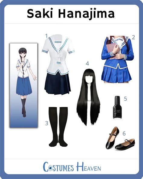 Fruits Basket Saki Hanajima Cosplay For Cosplay & Halloween