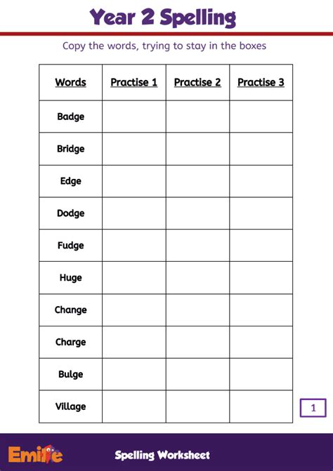 2nd Grade Spelling Worksheets by Amy Lemons worksheets library ...