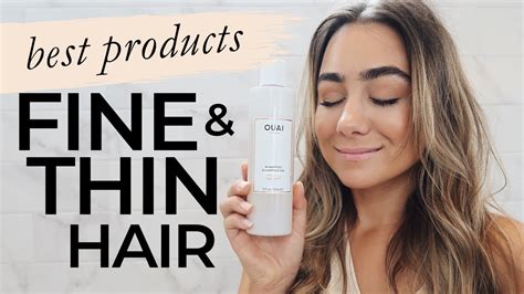 BEST PRODUCTS FOR FINE/THIN HAIR 2018 - YouTube