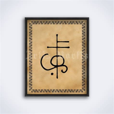 Lespri Veve, Voodoo Art, Magic Symbol, Sigil, Hoodoo, Spirit, Ritual ...