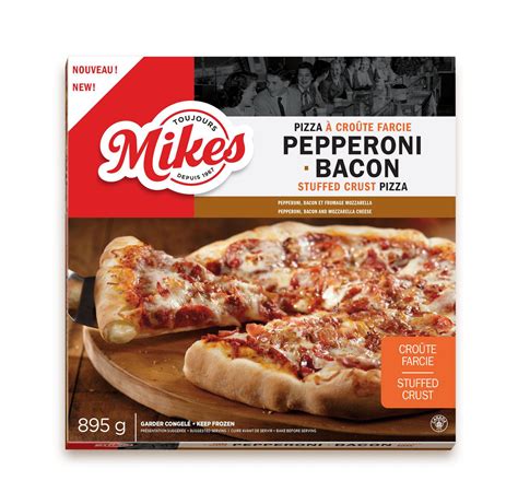 Mikes pepperoni bacon stuffed crust pizza | Walmart Canada