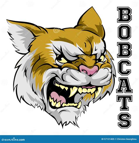 Bobcats Mascot Stock Vector - Image: 57131405