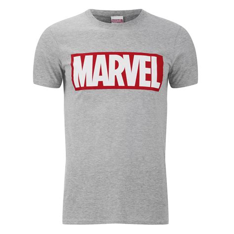 Marvel Comics Men's Core Logo T-Shirt - Sports Grey Merchandise - Zavvi UK