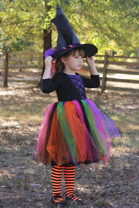 Witch Costume DIY Kids Tulle | Witch costume diy, Diy costumes kids ...