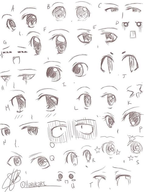 Anime Eyes by Harukarix3 on DeviantArt | Рисовать глаза, Рисовать ...