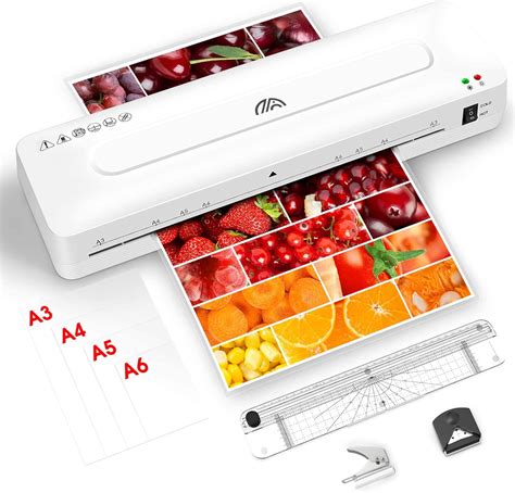 Crenova A3 Laminator, 13-Inch HOT and Cold Laminator Machine with Paper ...