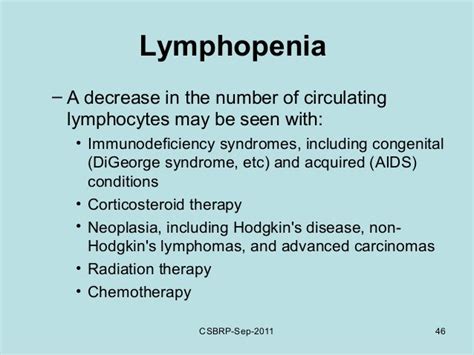 Leucocytes csbrp