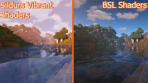 Minecraft | Sildurs Vibrant Shaders Extreme VL vs BSL Shaders - YouTube