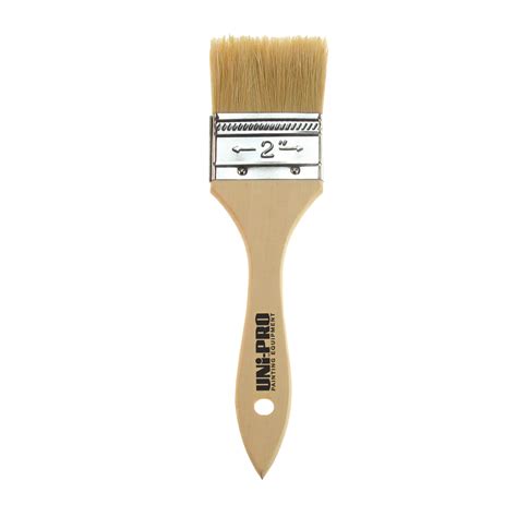 UNi-PRO Unpainted Natural Bristle Chip Brushes - Unipro