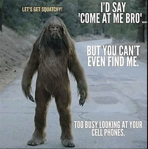 Bigfoot knows us too well! en 2024 | Chistoso, Funny, Risa