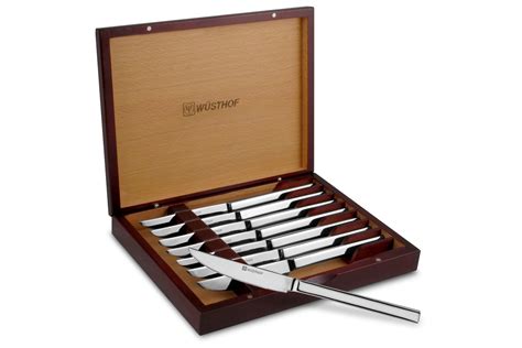 Wusthof Steak Knife Set 8pcs Stainless & Presentation Box 9468