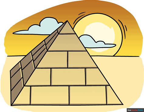 How To Draw A Step Pyramid