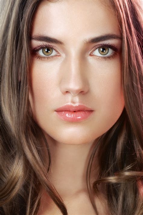 Beautiful woman with simple makeup Stock Photo 01 free download