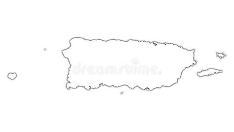 Transparent Puerto Rico Map Outline