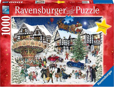 Ravensburger Christmas Limited Edition Snowy Village 1000 Piece Puzzle ...