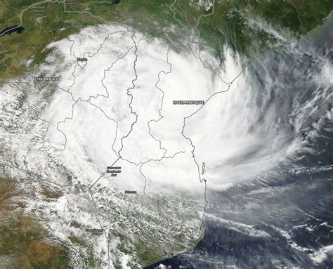 NASA tracks Tropical Cyclone Idai over Mozambique