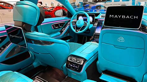 2023 NEW Mercedes S580 MAYBACH with Custom BABY BLUE INTERIOR! Exterior ...