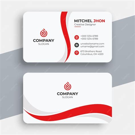 Premium Vector | Modern and creative business card template