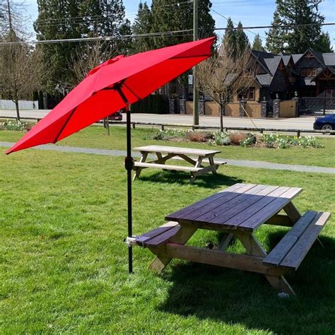 Picnic Table Shade | Patio umbrella, Picnic table, Patio shade