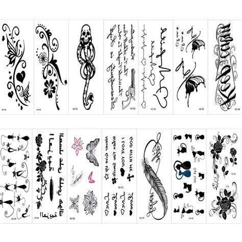 1-Sheet-Waterproof-Temporary-Tattoo-Fake-Flash-Tattoo-Stickers-Cat ...