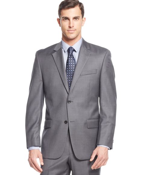 Lyst - Michael Kors Michael Solid Grey Suit in Gray for Men