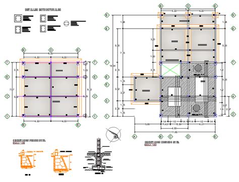 Footing Layout Plan