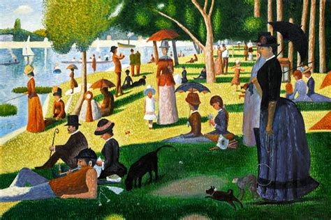 Seurat - Sunday Afternoon on the Island of La Grande Jatte - Oil ...