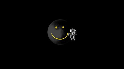 Smiley Face Black Backgrounds - Wallpaper Cave