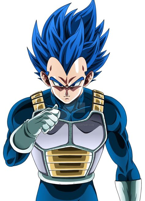 Vegeta Super Saiyan Blue Evolution by AashanAnimeArt on DeviantArt ...