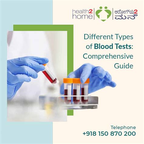 Different Types of Blood Tests: A Comprehensive Guide