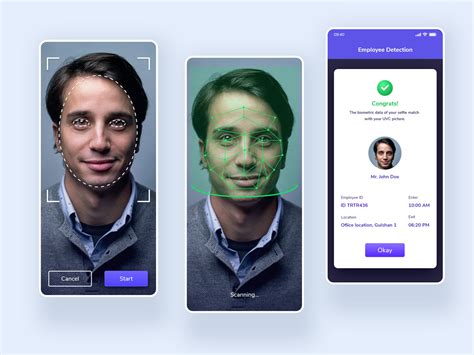 Face Detection App Concept by Audin Rushow on Dribbble