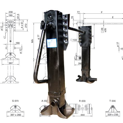 Jost Telescopic landing gear – A400 Series – Gearbox Inside – Semi ...