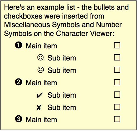 Bulleted and Numbered Lists