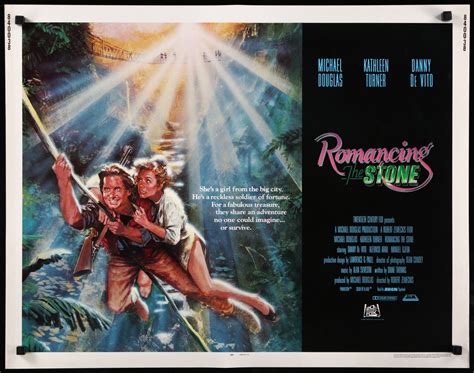 Romancing the Stone (1984) Original Half-Sheet Movie Poster - Original ...