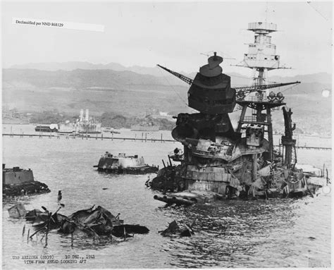 Any of the Pearl Harbor battleships' superstructure left? - AR15.COM