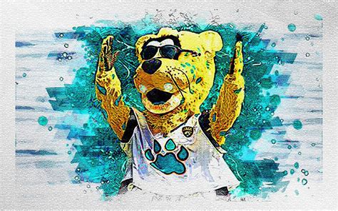 Jaxson De Ville Mascot Jacksonville Jaguars Nfl Usa National Football ...