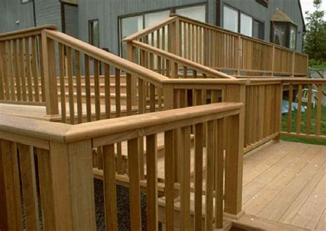 Patio Deck Railing Design: How to Build a Simple Wooden Deck Railing