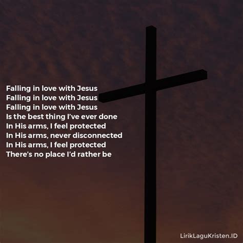 Falling in Love With Jesus - Lirik Lagu Kristen