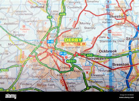 Map Of Derby City Centre