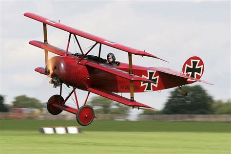 Fokker DR1 Triplane, used by the Red Baron, Manfred Von Richtofen ...