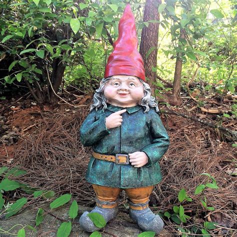 Homestyles 20"H "Zelda" the Classic Old World Female Garden Gnome Extra ...