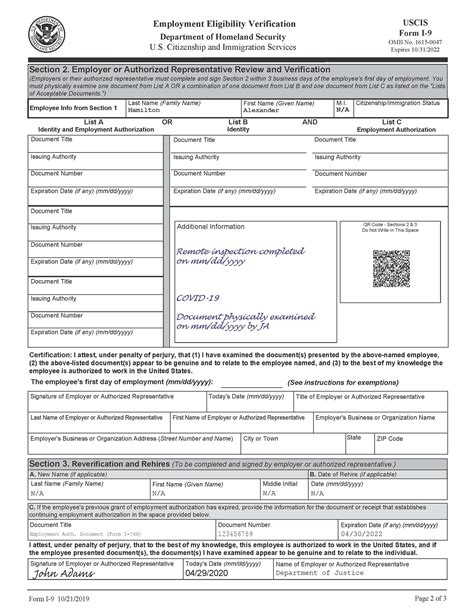 Is There An Updated I 9 Form For 2023 - Printable Forms Free Online