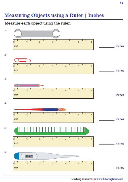 Measurement With A Ruler Worksheet