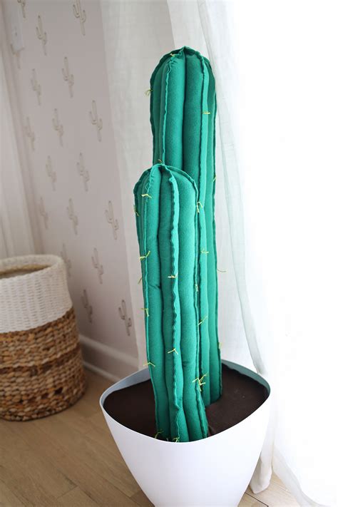 Felt Cactus Plush DIY - A Beautiful Mess