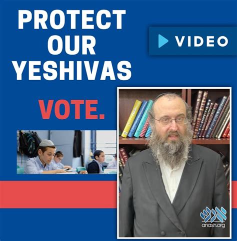 Rabbi Braun: “Every Vote Counts!” - Anash.org