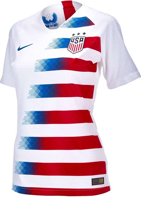 Nike USA Home Match Jersey – Womens 2018-19 NS | Soccer outfits, Soccer